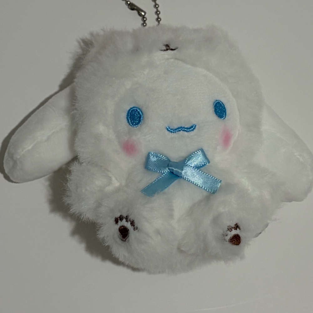 Sanrio Cinnamoroll Polar Bear Plush Keychain